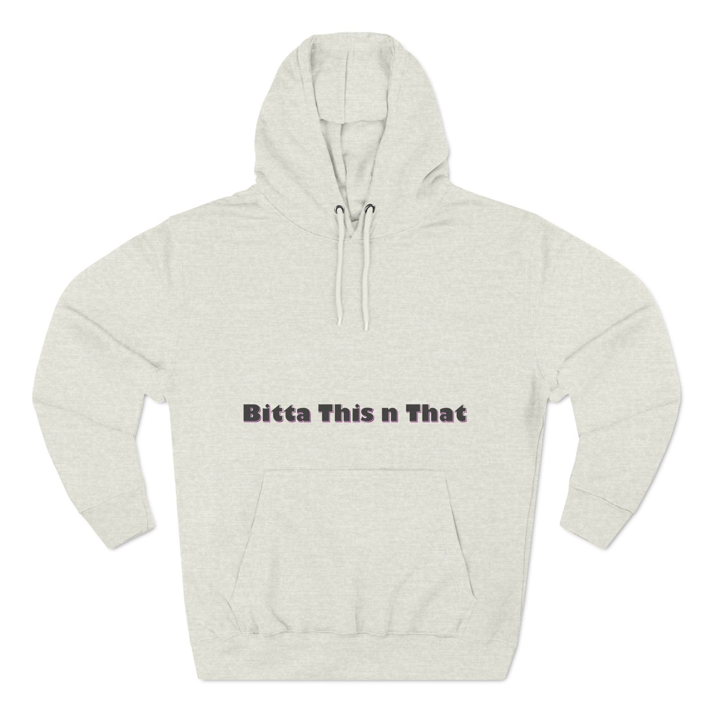 Three-Panel Fleece Hoodie