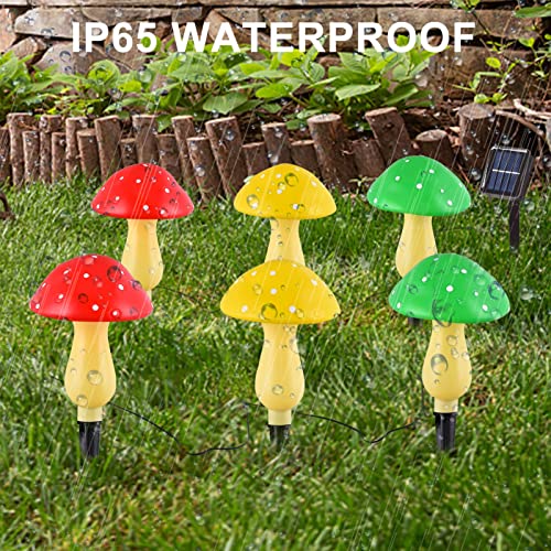 Solar Mushroom Light Garden