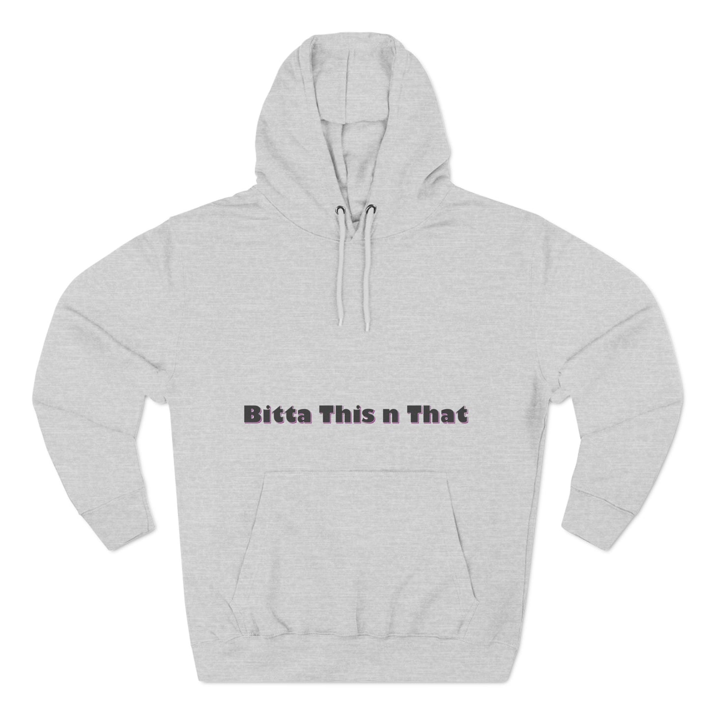 Three-Panel Fleece Hoodie