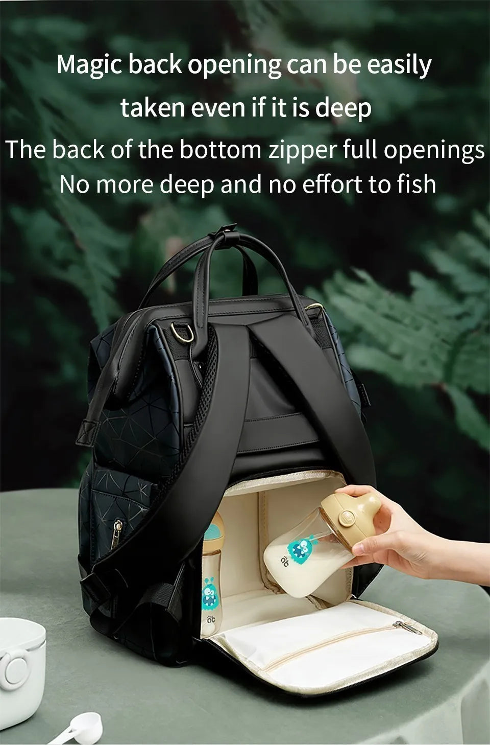 AIBEDILA Mommy Bag Fashionable and High Quality Waterproof Large Capacity Supplies Supplies for Pregnant Women Babies Backpacks