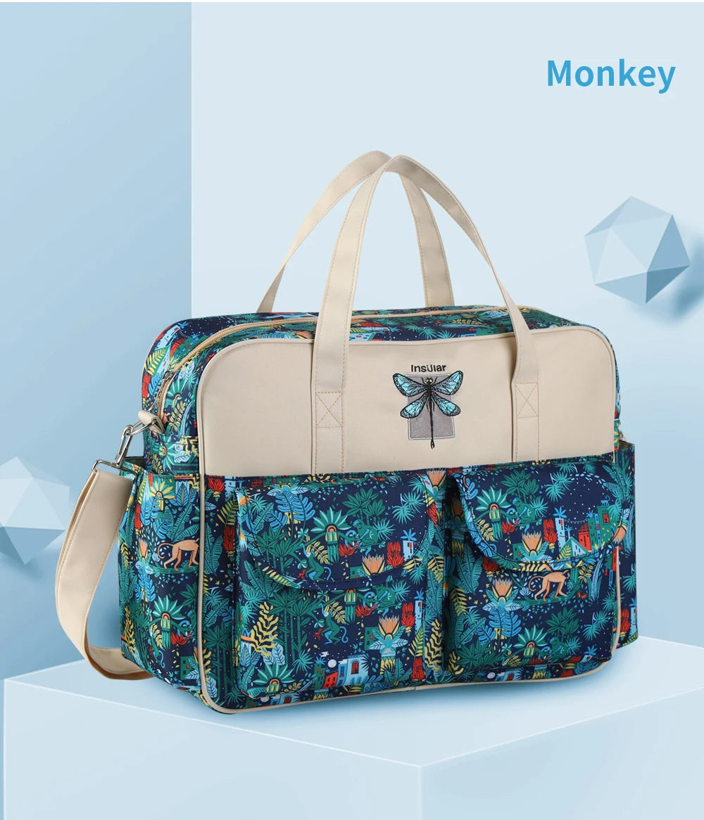 New Style Waterproof Diaper Bag Large Capacity Messenger Travel Bag Multifunctional Maternity Mother Baby Stroller Bags