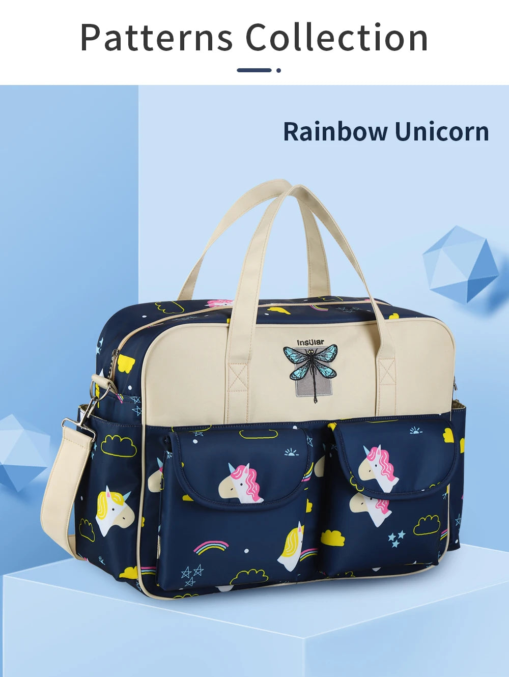 New Style Waterproof Diaper Bag Large Capacity Messenger Travel Bag Multifunctional Maternity Mother Baby Stroller Bags