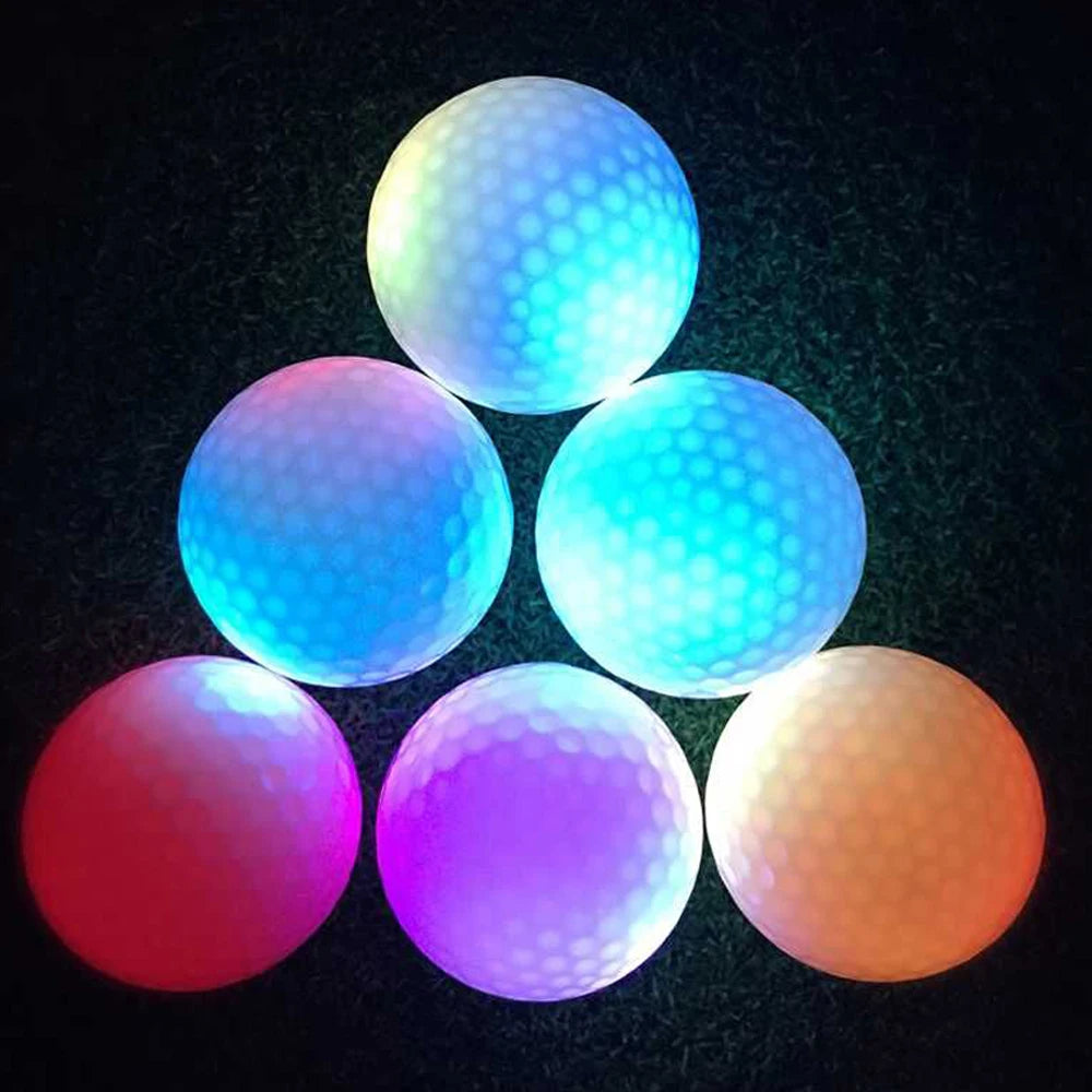 Glow in The Dark Golf Balls,LED Light up Glow Golf Ball for Night Sports,Super Bright,Colorful and Durable