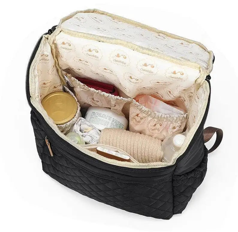 2022 Fashion New Baby Diaper Bag Backpack Multifunctional Diaper Bag Organizer with Thermal Milk Bottle Bag Baby Bags for Mom