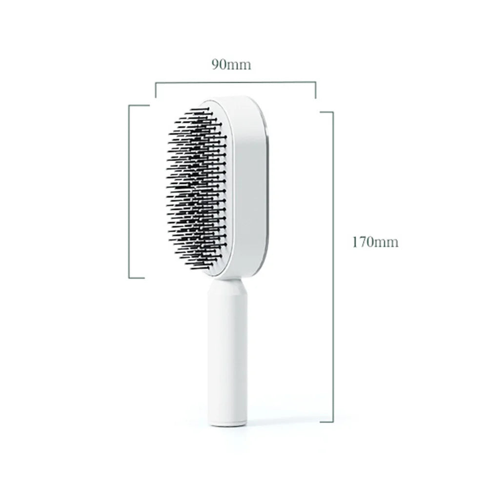 Massage Comb Hair Brush Air Cushion One-Key Self Cleaning Hair Comb Professional Detangling Scalp Air Bag Combs For Hair