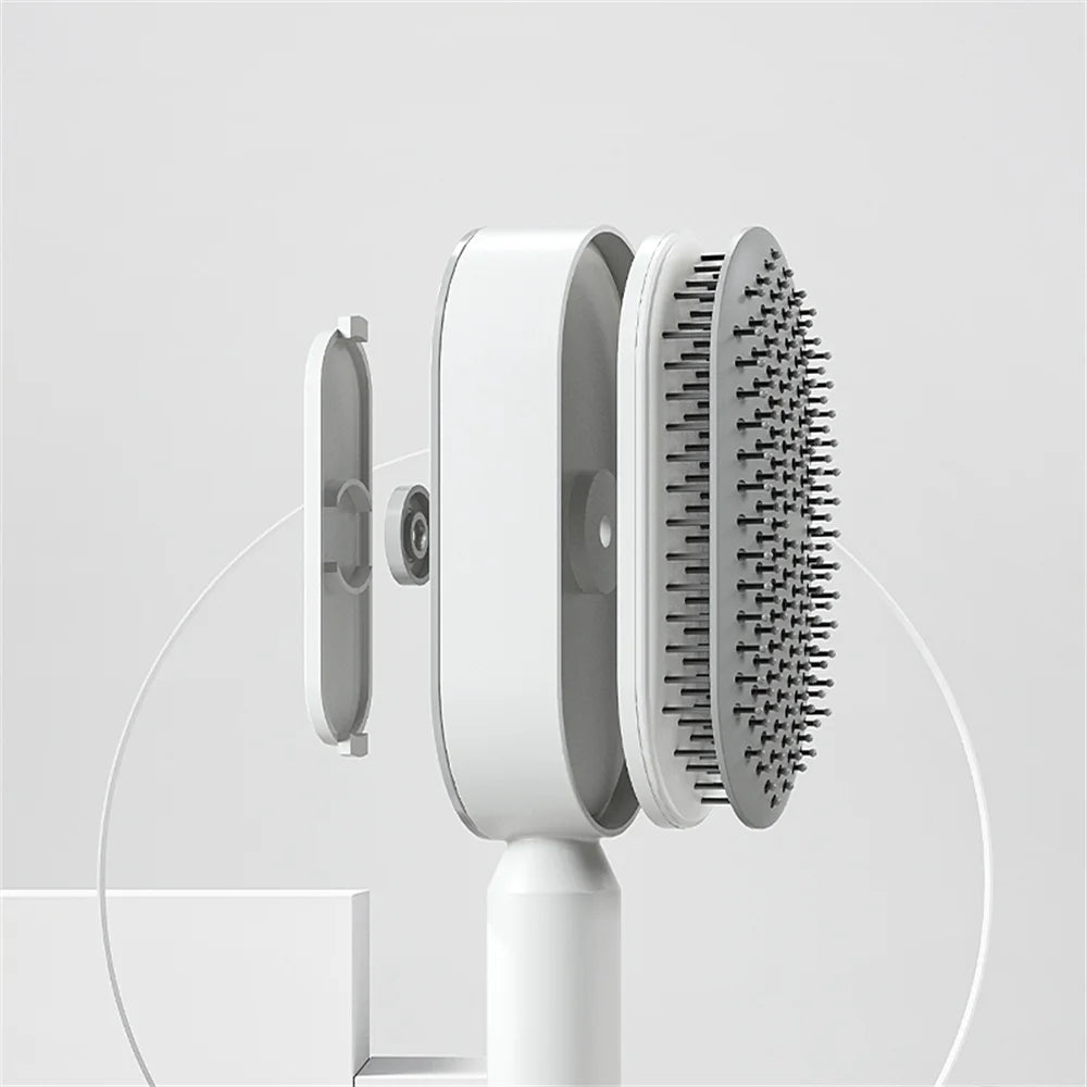 Massage Comb Hair Brush Air Cushion One-Key Self Cleaning Hair Comb Professional Detangling Scalp Air Bag Combs For Hair