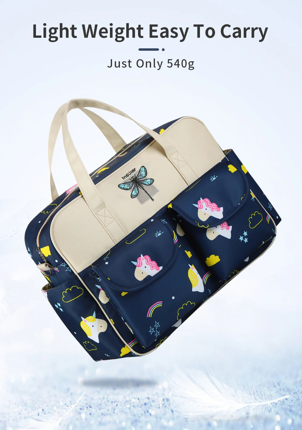 New Style Waterproof Diaper Bag Large Capacity Messenger Travel Bag Multifunctional Maternity Mother Baby Stroller Bags