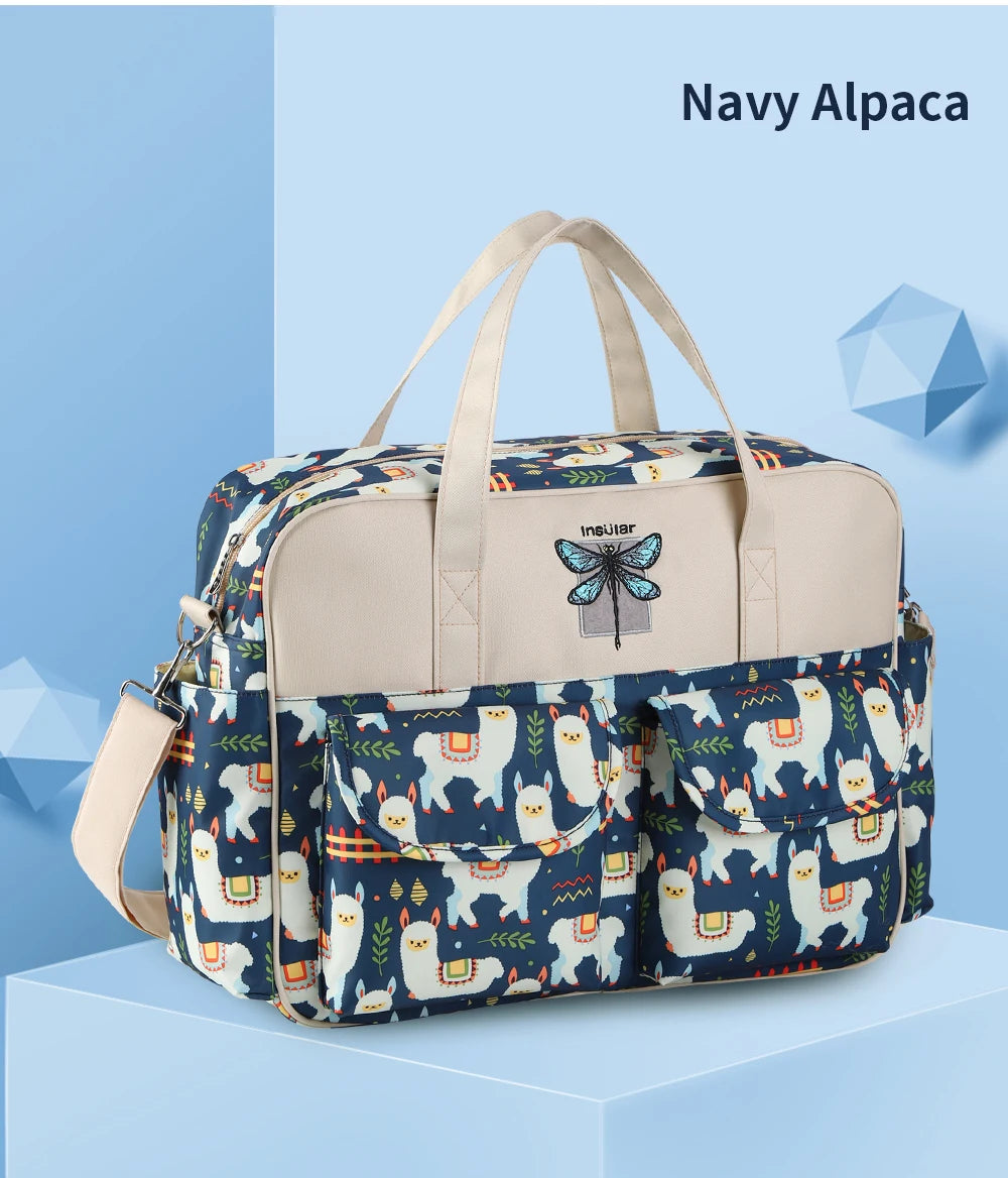 New Style Waterproof Diaper Bag Large Capacity Messenger Travel Bag Multifunctional Maternity Mother Baby Stroller Bags