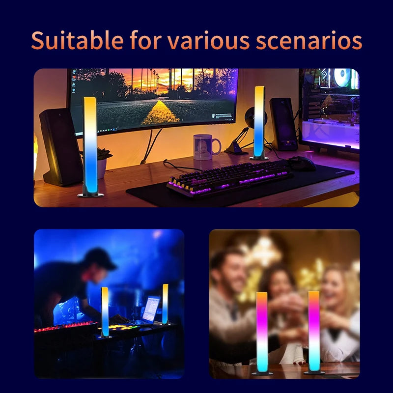 RGB Atmosphere Light Voice Control Synchronous Rhythm Light Pickup Application Control Pickup Light Car TV Game Computer Desktop