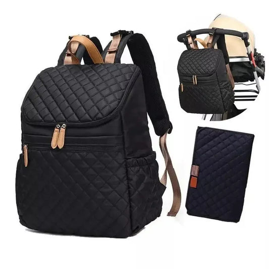 2022 Fashion New Baby Diaper Bag Backpack Multifunctional Diaper Bag Organizer with Thermal Milk Bottle Bag Baby Bags for Mom