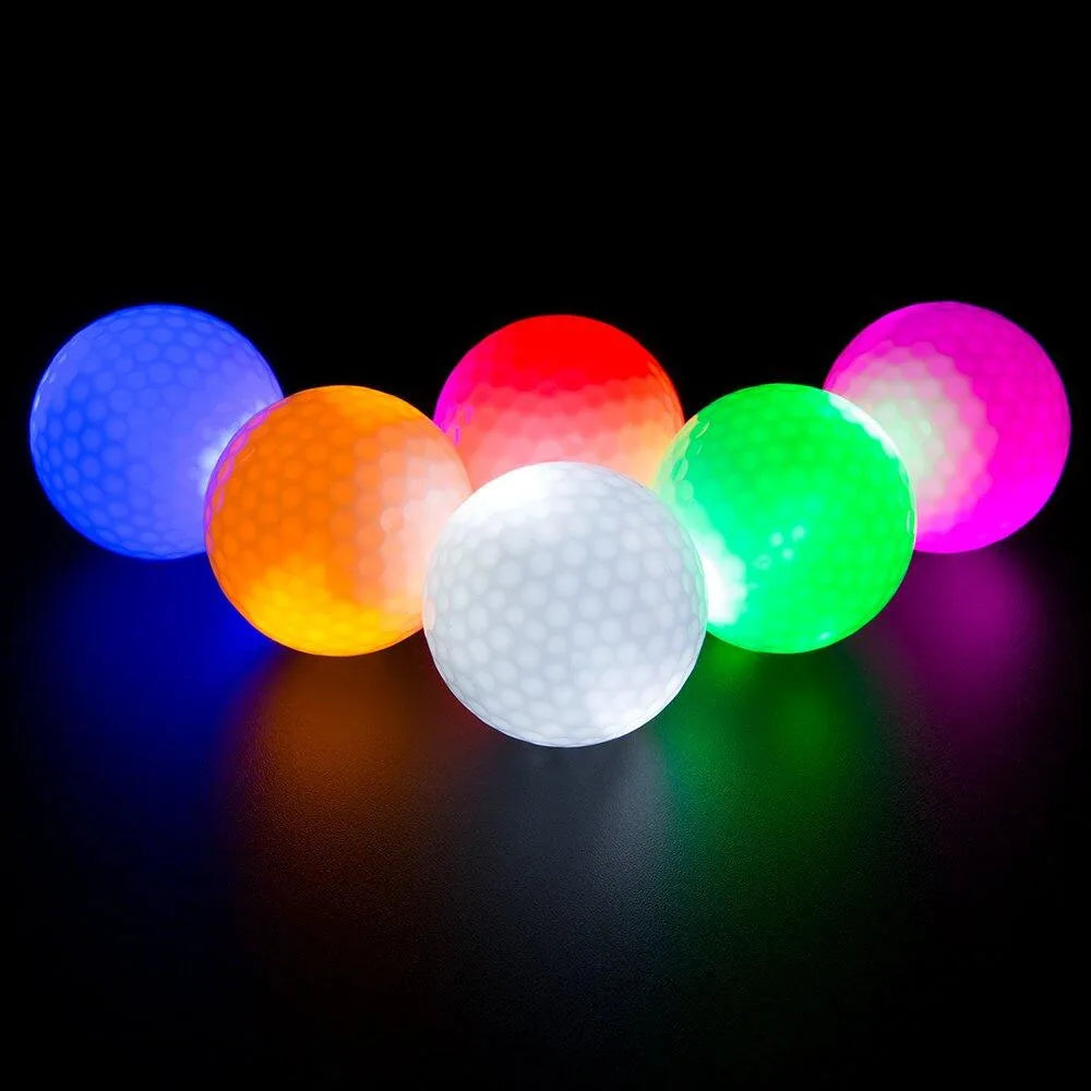 Glow in The Dark Golf Balls,LED Light up Glow Golf Ball for Night Sports,Super Bright,Colorful and Durable